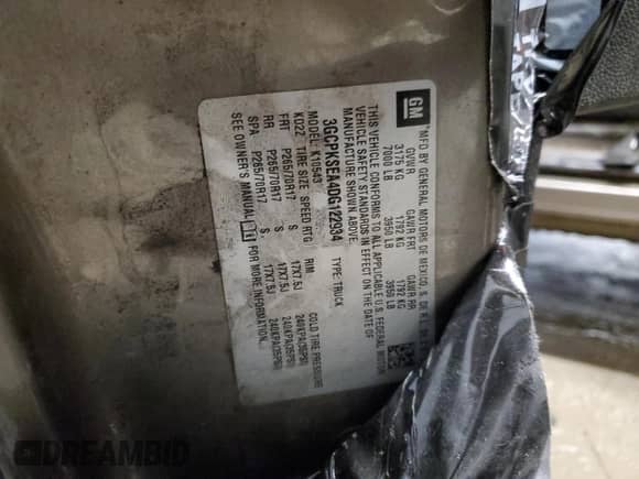 2013 Chevrolet Silverado 1500 LT with VIN 3GCPKSEA4DG122934, listed as a Copart auction lot 45287685 with Not provided miles and Salvage title. Bid and sale history available at DreamBid. Image 12.