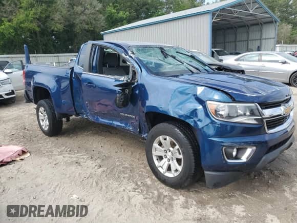 2019 Chevrolet Colorado 2WD LT with VIN 1GCHSCEA3K1132389, listed as a Copart auction lot 54130695 with 21,039 mi miles and Non repairable. Bid and sale history available at DreamBid. Image 4.