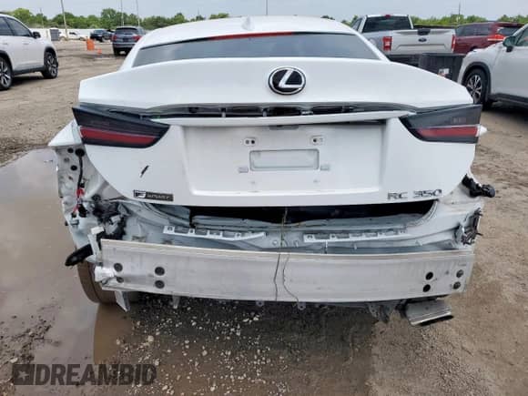 2019 Lexus RC 350 z VIN JTHHZ5BC2K5021062, wystawiony jako Copart lot #64937195 z przebiegiem 60 446 mil mil oraz Szkoda całkowita • Salvage title. Historia ofert i sprzedaży dostępna na DreamBid. Obrazek 6.