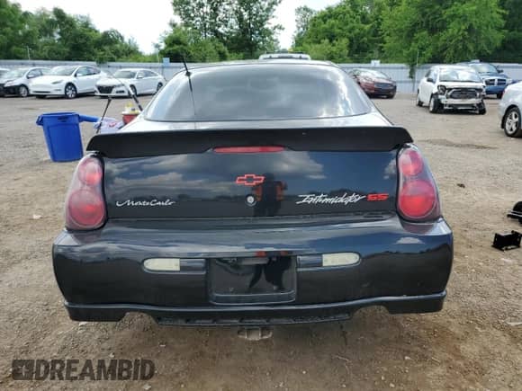 2004 Chevrolet Monte Carlo SS Supercharged с VIN 2G1WZ121549330717, выставлен на аукционе Copart как лот 61014955 с пробегом Не указан миль и Списание • Salvage title. История ставок и продаж доступна на DreamBid. Изображение 6.