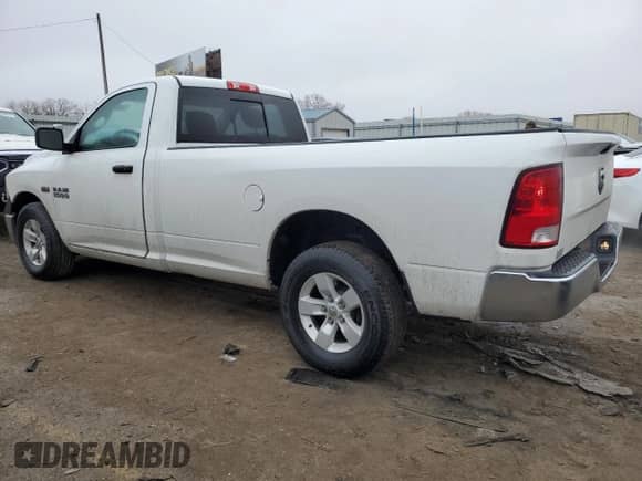 2018 Ram 1500 Tradesman z VIN 3C6JR6DT1JG234203, wystawiony jako Copart lot #43992345 z przebiegiem 98 180 mil mil oraz Szkoda całkowita • Salvage title. Historia ofert i sprzedaży dostępna na DreamBid. Obrazek 2.