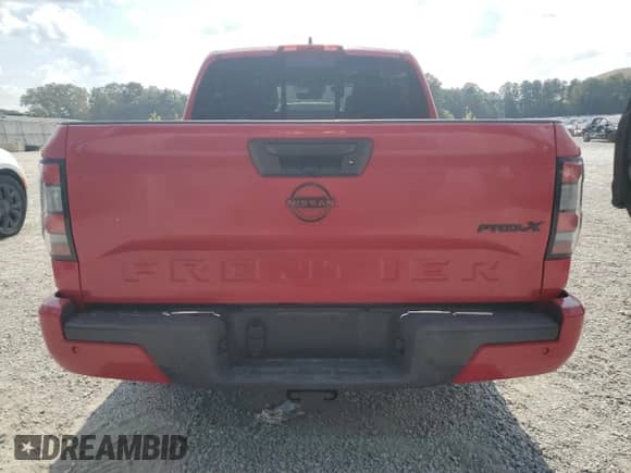 2024 Nissan Frontier SV with VIN 1N6ED1EJ4RN611843, listed as a Copart auction lot 71734955 with 20,362 mi miles and Salvage title. Bid and sale history available at DreamBid. Image 6.