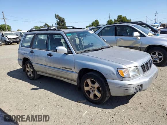2002 Subaru Forester S with VIN JF1SF65612H743803, listed as a Copart auction lot 58748725 with 67,381 mi miles and Clean title. Bid and sale history available at DreamBid. Image 4.