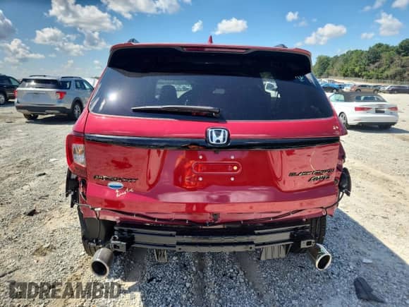 2024 Honda Passport Black Edition with VIN 5FNYF8H8XRB023620, listed as a Copart auction lot 66481595 with 8,114 mi miles and Salvage title. Bid and sale history available at DreamBid. Image 6.