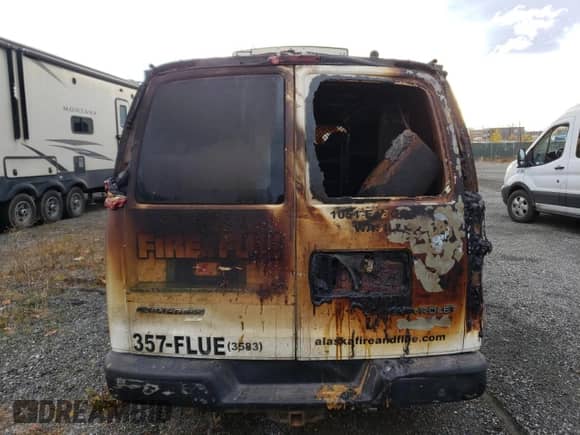 2005 Chevrolet Express Cargo with VIN 1GCFH15T751198301, listed as a Copart auction lot 74146114 with Not provided miles and Salvage title. Bid and sale history available at DreamBid. Image 6.