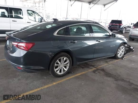2020 Chevrolet Malibu LT with VIN 1G1ZD5ST0LF039956, listed as a IAAI auction lot 43253880 with Not provided miles and . Bid and sale history available at DreamBid. Image 4.