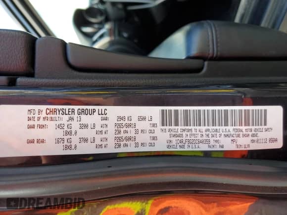 2013 Jeep Grand Cherokee Limited z VIN 1C4RJFBG2DC640359, wystawiony jako Copart lot #86685655 z przebiegiem 150 067 mil mil oraz Szkoda całkowita • Salvage title. Historia ofert i sprzedaży dostępna na DreamBid. Obrazek 14.