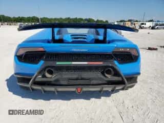 2018 Lamborghini Huracan z VIN ZHWUD4ZF2JLA08437, wystawiony jako Copart lot #50956455 z przebiegiem 7 412 mil mil oraz Nie do naprawy • Non repairable. Historia ofert i sprzedaży dostępna na DreamBid. Obrazek 6.