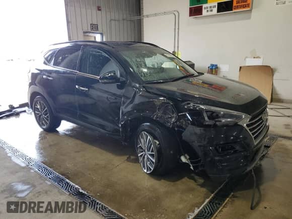 2021 Hyundai Tucson Sport with VIN KM8J3CAL0MU385639, listed as a Copart auction lot 53736105 with 67,216 mi miles and Salvage title. Bid and sale history available at DreamBid. Image 4.