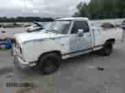 1986 Dodge Trucks with VIN 1B7HD14T1GS028485, listed as a Copart auction lot 67293695 with 43,907 mi miles and Salvage title. Bid and sale history available at DreamBid. Image 1.