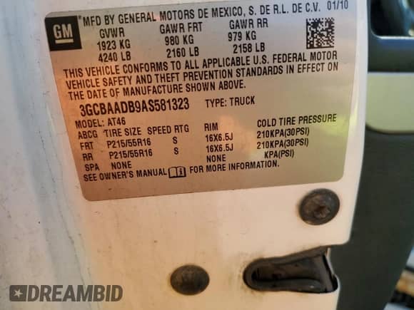 2010 Chevrolet HHR z VIN 3GCBAADB9AS581323, wystawiony jako Copart lot #75794504 z przebiegiem 174 186 mil mil oraz Szkoda całkowita • Salvage title. Historia ofert i sprzedaży dostępna na DreamBid. Obrazek 13.