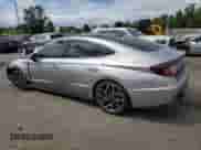 2021 Hyundai Sonata N Line with VIN 5NPEK4JC8MH115499, listed as a Copart auction lot 64394545 with 37,498 mi miles and Salvage title. Bid and sale history available at DreamBid. Image 2.