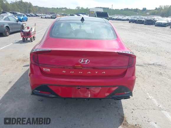 2020 Hyundai Sonata SEL with VIN 5NPEF4JA1LH025399, listed as a IAAI auction lot 43205883 with 57,567 mi miles and . Bid and sale history available at DreamBid. Image 16.