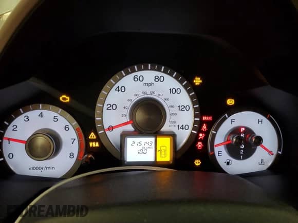 2009 Honda Pilot LX with VIN 5FNYF38219B009703, listed as a Copart auction lot 86054625 with 215,143 mi miles and Clean title. Bid and sale history available at DreamBid. Image 9.