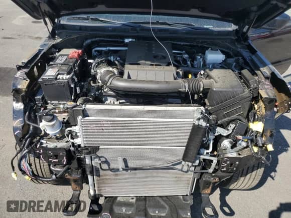 2024 Nissan Frontier SV with VIN 1N6ED1FK9RN659197, listed as a Copart auction lot 80124795 with 20,167 mi miles and Salvage title. Bid and sale history available at DreamBid. Image 11.