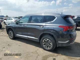 2023 Hyundai Santa Fe Blue с VIN 5NMS2DA15PH019039, выставлен на аукционе Copart как лот 67213515 с пробегом 22 612 миль миль и Чистый • Clean title. История ставок и продаж доступна на DreamBid. Изображение 2.