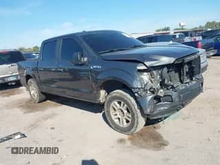 2019 Ford F-150 XL with VIN 1FTEW1E55KKC31708, listed as a IAAI auction lot 43309999 with 107,882 mi miles and . Bid and sale history available at DreamBid. Image 1.