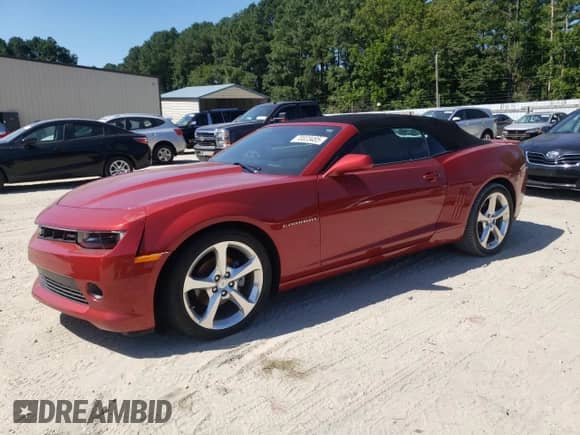 2015 Chevrolet Camaro LT с VIN 2G1FF3D37F9176906, выставлен на аукционе Copart как лот 70023485 с пробегом 87 823 миль миль и Списание • Salvage title. История ставок и продаж доступна на DreamBid. Изображение 1.