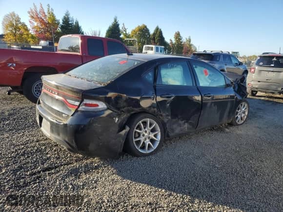 2013 Dodge Dart SXT with VIN 1C3CDFBA6DD309629, listed as a Copart auction lot 86821755 with Not provided miles and Salvage title. Bid and sale history available at DreamBid. Image 3.