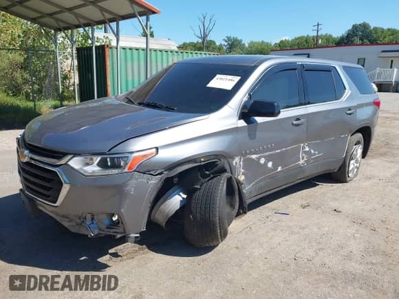 2020 Chevrolet Traverse LS with VIN 1GNERFKW1LJ249560, listed as a IAAI auction lot 43021486 with 125,764 mi miles and . Bid and sale history available at DreamBid. Image 17.