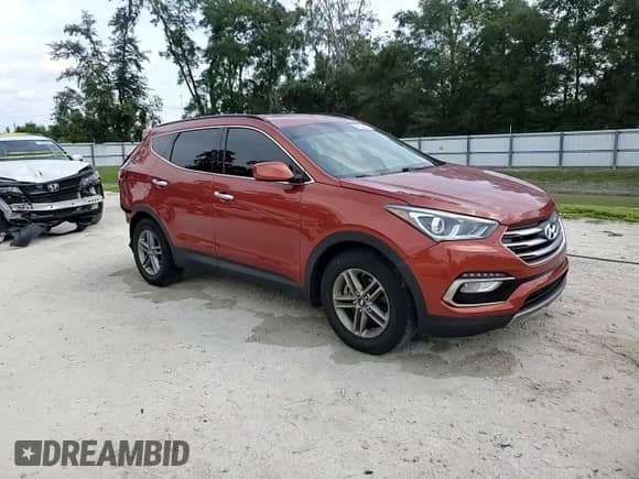 2017 Hyundai Santa Fe 2.4L with VIN 5XYZU3LB4HG383974, listed as a Copart auction lot 80904095 with 52,724 mi miles and Salvage title. Bid and sale history available at DreamBid. Image 15.