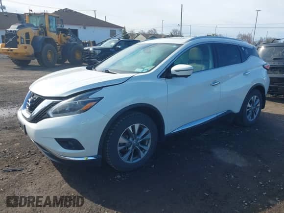 2018 Nissan Murano SV z VIN 5N1AZ2MH7JN139502, wystawiony jako IAAI lot #42038269 z przebiegiem 43 291 mil mil oraz . Historia ofert i sprzedaży dostępna na DreamBid. Obrazek 2.