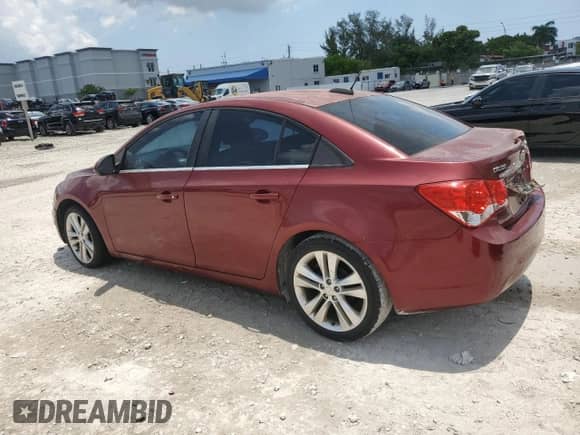 2015 Chevrolet Cruze LT z VIN 1G1PC5SB5F7132407, wystawiony jako Copart lot #58106495 z przebiegiem 111 110 mil mil oraz Czysty tytuł • Clean title. Historia ofert i sprzedaży dostępna na DreamBid. Obrazek 2.