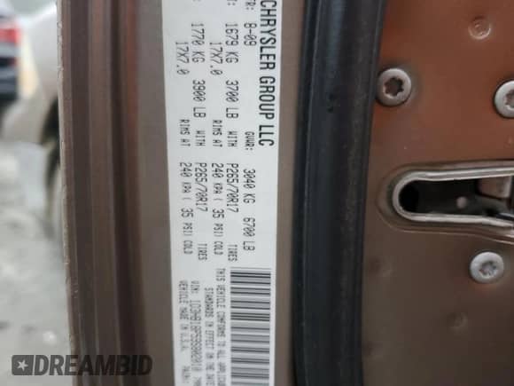 2009 Dodge 1500 SLT с VIN 1D3HB18P59S802010, выставлен на аукционе Copart как лот 71223264 с пробегом 287 265 миль миль и Списание • Salvage title. История ставок и продаж доступна на DreamBid. Изображение 13.