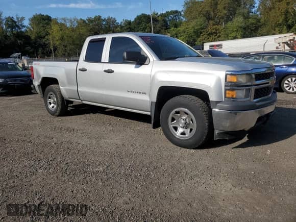 2014 Chevrolet Silverado 1500 Work Truck z VIN 1GCVKPEC8EZ310816, wystawiony jako Copart lot #85106515 z przebiegiem 112 312 mil mil oraz Szkoda całkowita • Salvage title. Historia ofert i sprzedaży dostępna na DreamBid. Obrazek 4.