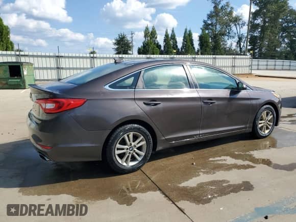 2016 Hyundai Sonata SE with VIN 5NPE24AF7GH360504, listed as a Copart auction lot 83815385 with 168,232 mi miles and Clean title. Bid and sale history available at DreamBid. Image 3.