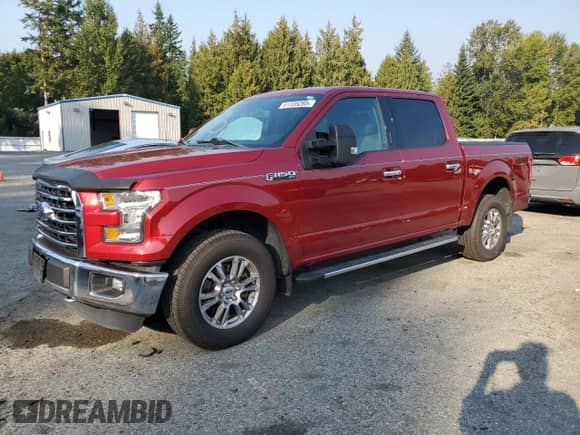 2016 Ford F-150 XLT z VIN 1FTEW1EF2GKE68334, wystawiony jako Copart lot #81335265 z przebiegiem 53 895 mil mil oraz Szkoda całkowita • Salvage title. Historia ofert i sprzedaży dostępna na DreamBid. Obrazek 1.