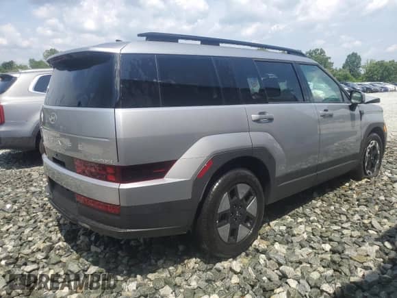 2025 Hyundai Santa Fe SEL with VIN 5NMP2DG16SH049494, listed as a Copart auction lot 60829625 with 587 mi miles and Salvage title. Bid and sale history available at DreamBid. Image 3.