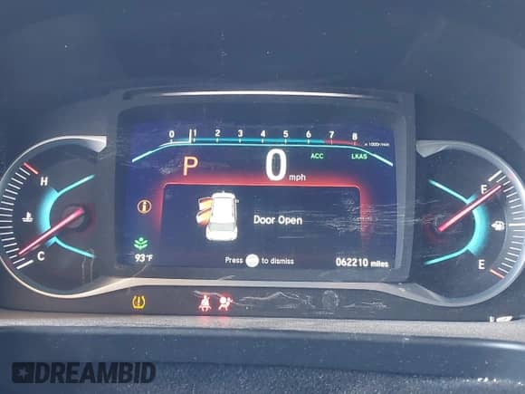 2021 Honda Pilot EX с VIN 5FNYF6H39MB075483, выставлен на аукционе IAAI как лот 42274978 с пробегом 62 210 миль миль и . История ставок и продаж доступна на DreamBid. Изображение 7.