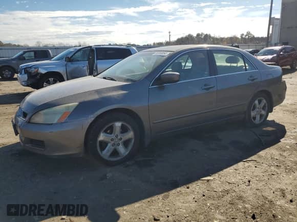 2007 Honda Accord EX-L with VIN 1HGCM658X7A000368, listed as a Copart auction lot 80089854 with 241,711 mi miles and Salvage title. Bid and sale history available at DreamBid. Image 1.