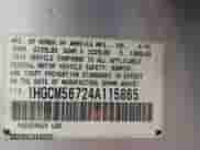 2004 Honda Accord EX with VIN 1HGCM56724A115865, listed as a Copart auction lot 86670555 with 225,655 mi miles and Salvage title. Bid and sale history available at DreamBid. Image 12.