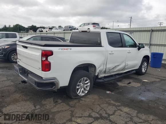 2023 Chevrolet Silverado 1500 LT with VIN 1GCPDKEK4PZ189007, listed as a Copart auction lot 67076105 with 10,698 mi miles and Salvage title. Bid and sale history available at DreamBid. Image 3.
