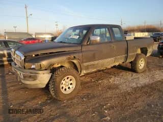 1996 Dodge 1500 with VIN 3B7HF13Y2TG135439, listed as a Copart auction lot 49233135 with 204,610 mi miles and Salvage title. Bid and sale history available at DreamBid. Image 1.