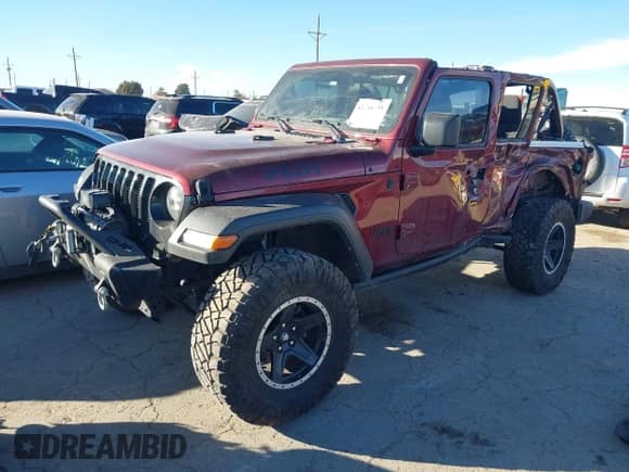 2021 Jeep Wrangler Unlimited Willys with VIN 1C4HJXDM7MW729606, listed as a IAAI auction lot 41294338 with Not provided miles and . Bid and sale history available at DreamBid. Image 2.