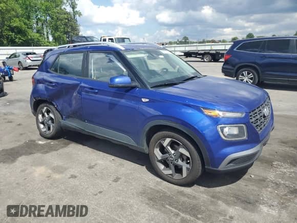 2022 Hyundai Venue SEL с VIN KMHRC8A39NU132711, выставлен на аукционе Copart как лот 53171864 с пробегом 61 429 миль миль и Списание • Salvage title. История ставок и продаж доступна на DreamBid. Изображение 4.