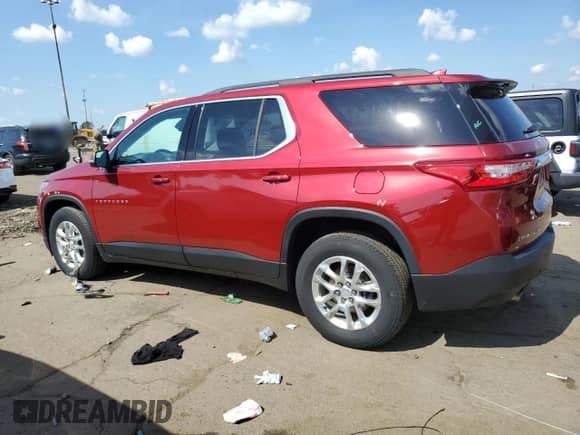 2021 Chevrolet Traverse LT z VIN 1GNEVHKW4MJ207926, wystawiony jako Copart lot #80835475 z przebiegiem 42 393 mil mil oraz Szkoda całkowita • Salvage title. Historia ofert i sprzedaży dostępna na DreamBid. Obrazek 2.