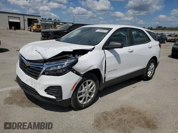 2023 Chevrolet Equinox LS с VIN 3GNAX5EG5PL259168, выставлен на аукционе Copart как лот 51083425 с пробегом 51 548 миль миль и Списание • Salvage title. История ставок и продаж доступна на DreamBid. Изображение 1.