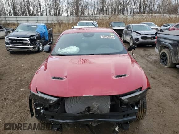 2024 Dodge Hornet R/T with VIN ZACPDFCW0R3A21953, listed as a Copart auction lot 83653844 with 611 mi miles and Salvage title. Bid and sale history available at DreamBid. Image 5.