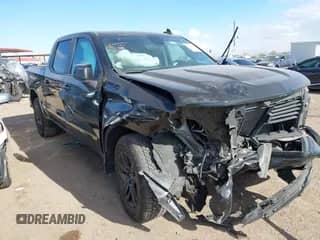 2023 Chevrolet Silverado 1500 RST with VIN 2GCUDEED9P1139850, listed as a IAAI auction lot 41735915 with 25,229 mi miles and . Bid and sale history available at DreamBid. Image 1.