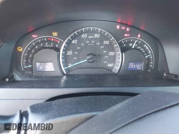 2012 Toyota Camry LE with VIN 4T4BF1FK9CR210813, listed as a IAAI auction lot 43370088 with 203,707 mi miles and . Bid and sale history available at DreamBid. Image 7.