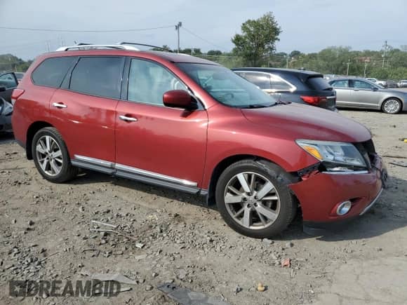 2015 Nissan Pathfinder Platinum с VIN 5N1AR2MM7FC712446, выставлен на аукционе Copart как лот 83851085 с пробегом 135 824 миль миль и Списание • Salvage title. История ставок и продаж доступна на DreamBid. Изображение 4.