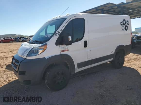2017 Ram ProMaster Cargo с VIN 3C6TRVNG0HE549052, выставлен на аукционе Copart как лот 86490775 с пробегом 109 484 миль миль и Списание • Salvage title. История ставок и продаж доступна на DreamBid. Изображение 1.