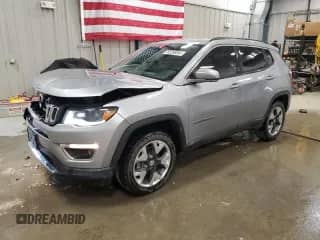2018 Jeep Compass Limited with VIN 3C4NJDCB5JT442316, listed as a Copart auction lot 65286895 with 66,609 mi miles and Salvage title. Bid and sale history available at DreamBid. Image 1.