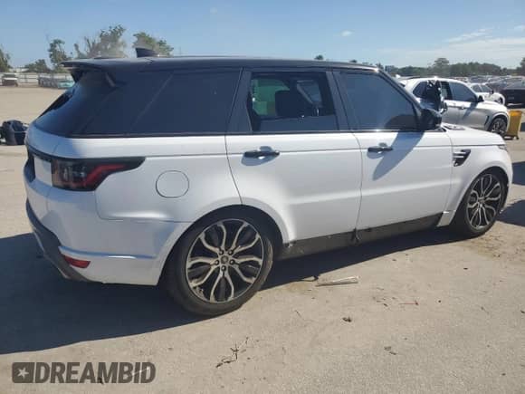 2019 Land Rover Range Rover Sport SE with VIN SALWG2RV2KA838231, listed as a Copart auction lot 71444035 with Not provided miles and Salvage title. Bid and sale history available at DreamBid. Image 3.