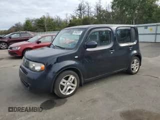 2010 Nissan Cube S with VIN JN8AZ2KR5AT155410, listed as a Copart auction lot 80402535 with 142,669 mi miles and Salvage title. Bid and sale history available at DreamBid. Image 1.