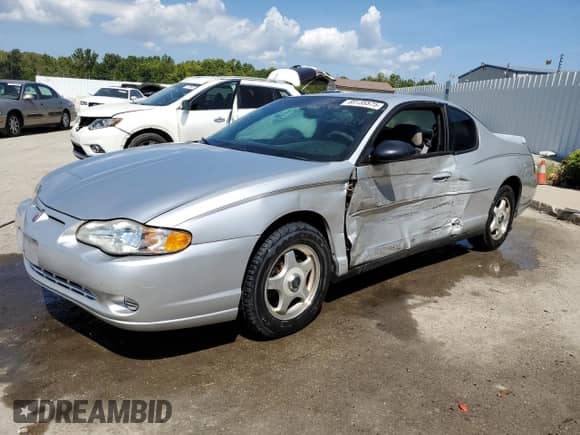 2003 Chevrolet Monte Carlo LS с VIN 2G1WW12E439418278, выставлен на аукционе Copart как лот 69135575 с пробегом 272 757 миль миль и На запчасти • Non repairable. История ставок и продаж доступна на DreamBid. Изображение 1.